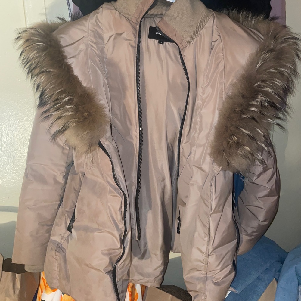 Mackage Beige Adali Down Coat